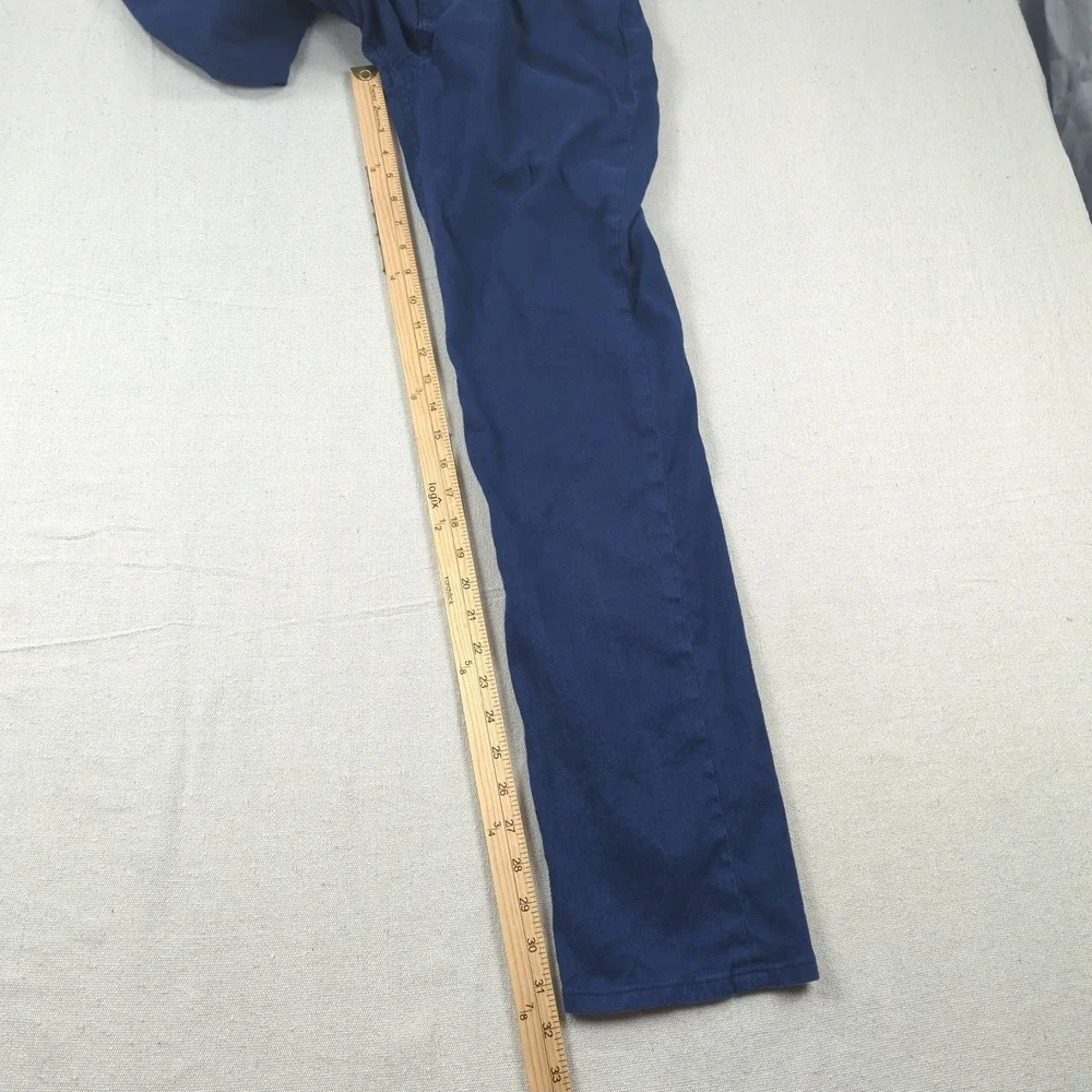 Banana‎ Republic Mens 30x32 Blue Pants Traveler Athletic Slim Fit Golf Stretch